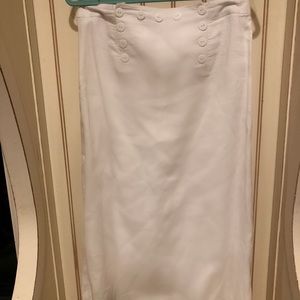 BEAUTIFUL WHITE SUMMER COTTON SKIRT